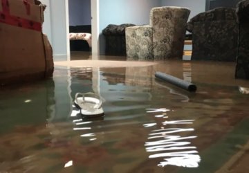 photo of flooded basement