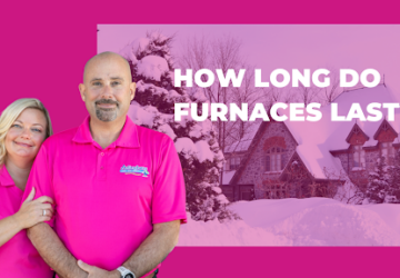 A house with snow that reads, "How Long Do Furnaces Last?"