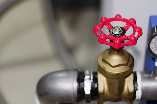 A water shut off valve.